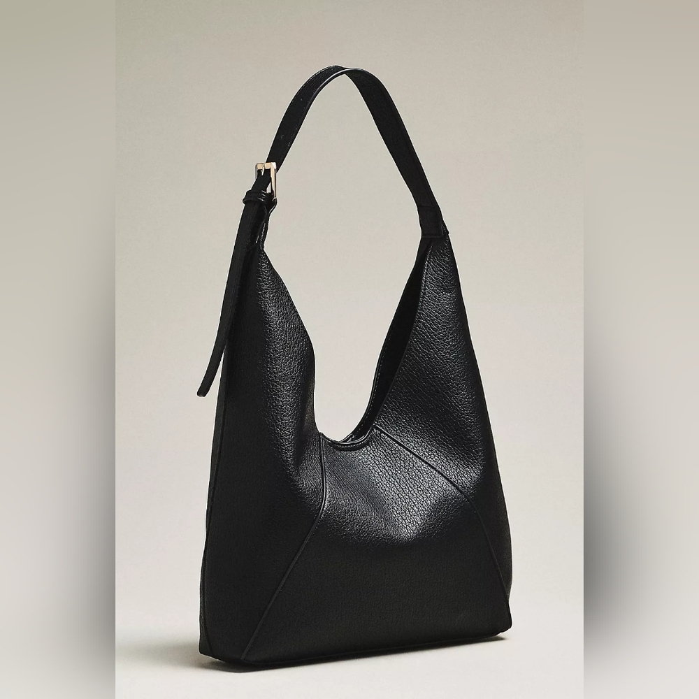Mali + Lili Vegan-Leather Triangle Shoulder Bag
